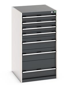 Bott Cubio drawer cabinet with overall dimensions of 650mm wide x 750mm deep x 1200mm high... Bott Cubio Tool Storage Drawer Units 650 mm wide 750 deep